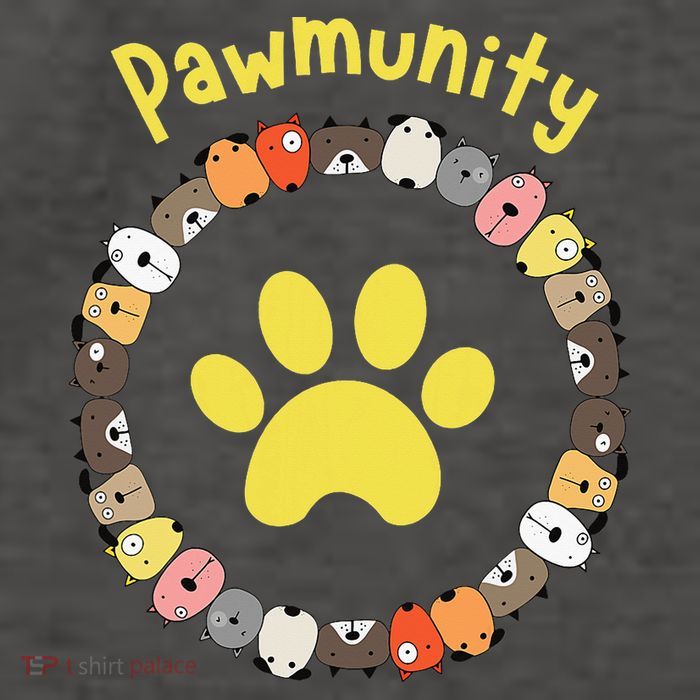 Pawmunity Funny Dog Lover's Vector Backpack