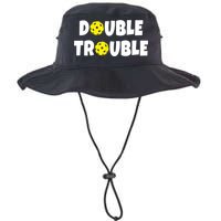 Pickleball Funny Double Trouble Team TShirt Bucket Hat