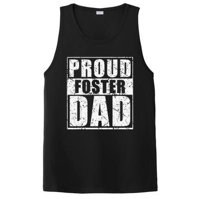 Proud Foster Dad For Dad Father Day PosiCharge Competitor Tank