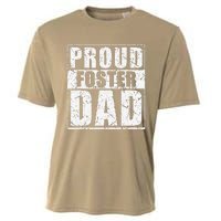 Proud Foster Dad For Dad Father Day Cooling Performance Crew T-Shirt