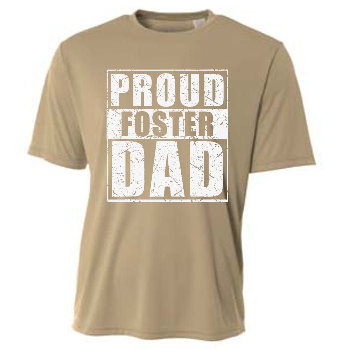 Proud Foster Dad For Dad Father Day Cooling Performance Crew T-Shirt