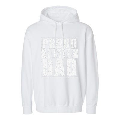 Proud Foster Dad For Dad Father Day Garment-Dyed Fleece Hoodie