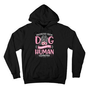 Promoted From Dog Grandma To Human Mother's Day Hoodie