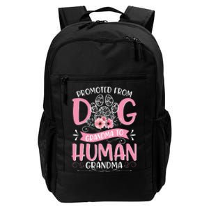 Promoted From Dog Grandma To Human Mother's Day Daily Commute Backpack