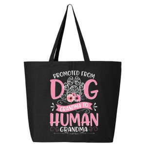 Promoted From Dog Grandma To Human Mother's Day 25L Jumbo Tote