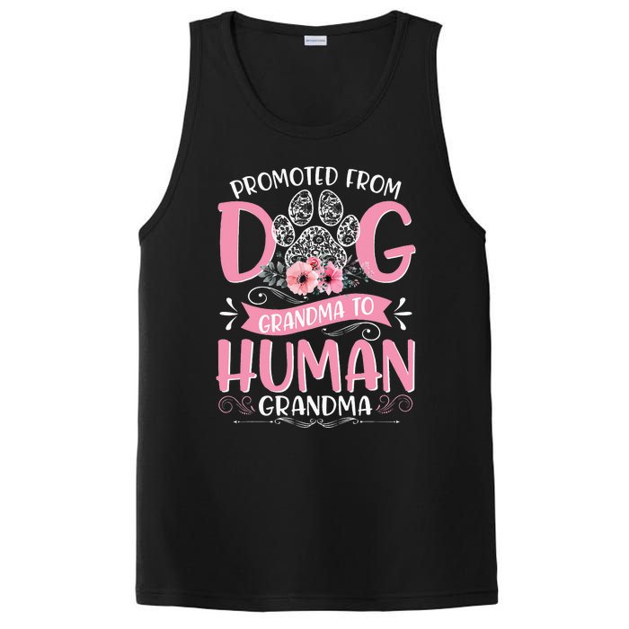 Promoted From Dog Grandma To Human Mother's Day PosiCharge Competitor Tank