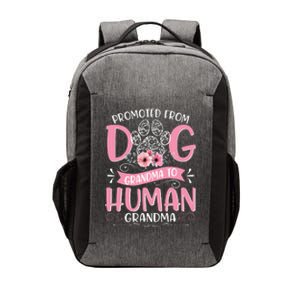 Promoted From Dog Grandma To Human Mother's Day Vector Backpack