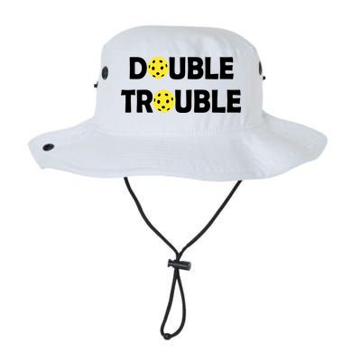 Pickleball Funny Double Trouble Team Bucket Hat