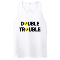 Pickleball Funny Double Trouble Team PosiCharge Competitor Tank