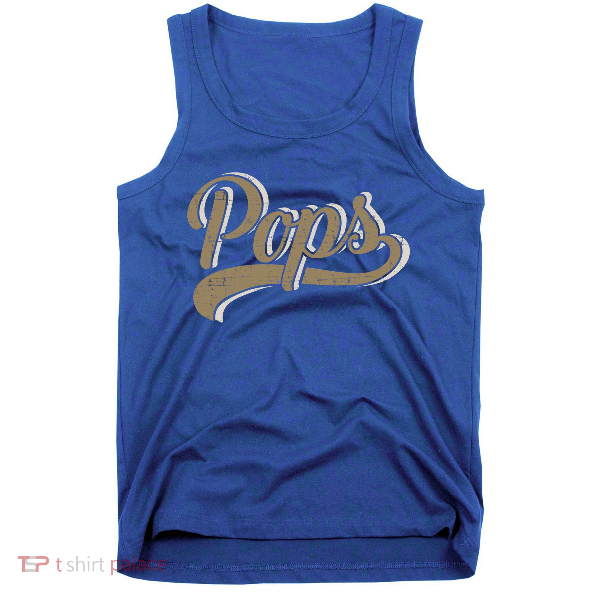 Pops For Dad And Fathers Day From Daughter Or Son Great Gift Tank Top