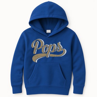 Pops For Dad And Fathers Day From Daughter Or Son Great Gift Kids Hoodie