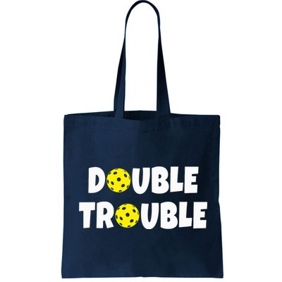 Pickleball Funny Double Trouble Team Bag