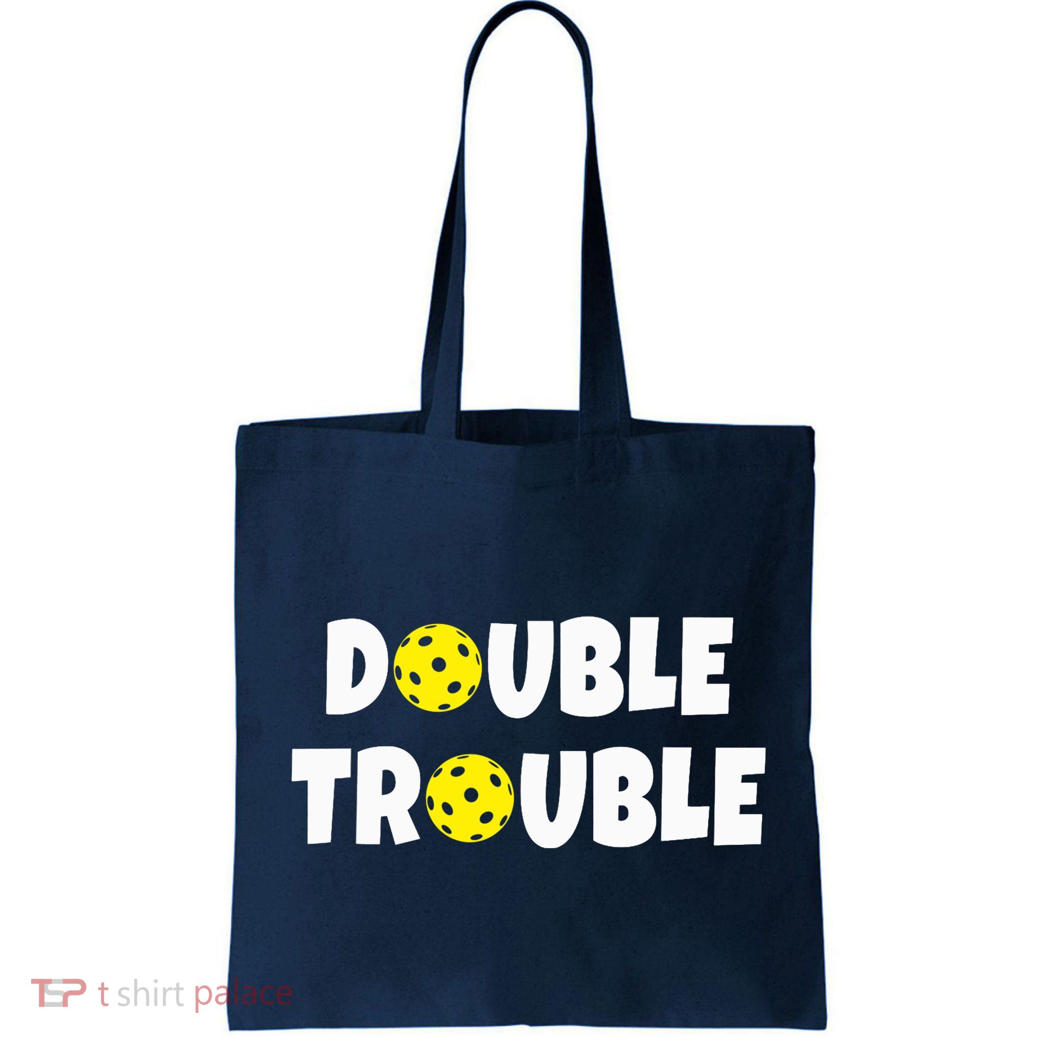 Pickleball Funny Double Trouble Team Bag