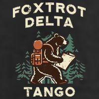 Protest Foxtrot Delta Tango Bear Resist Anti Women 7 Panel Mesh Trucker Snapback Hat