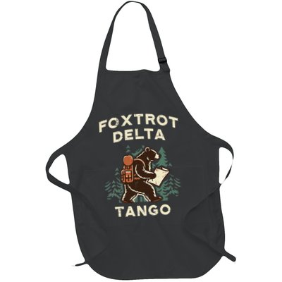 Protest Foxtrot Delta Tango Bear Resist Anti Women Apron