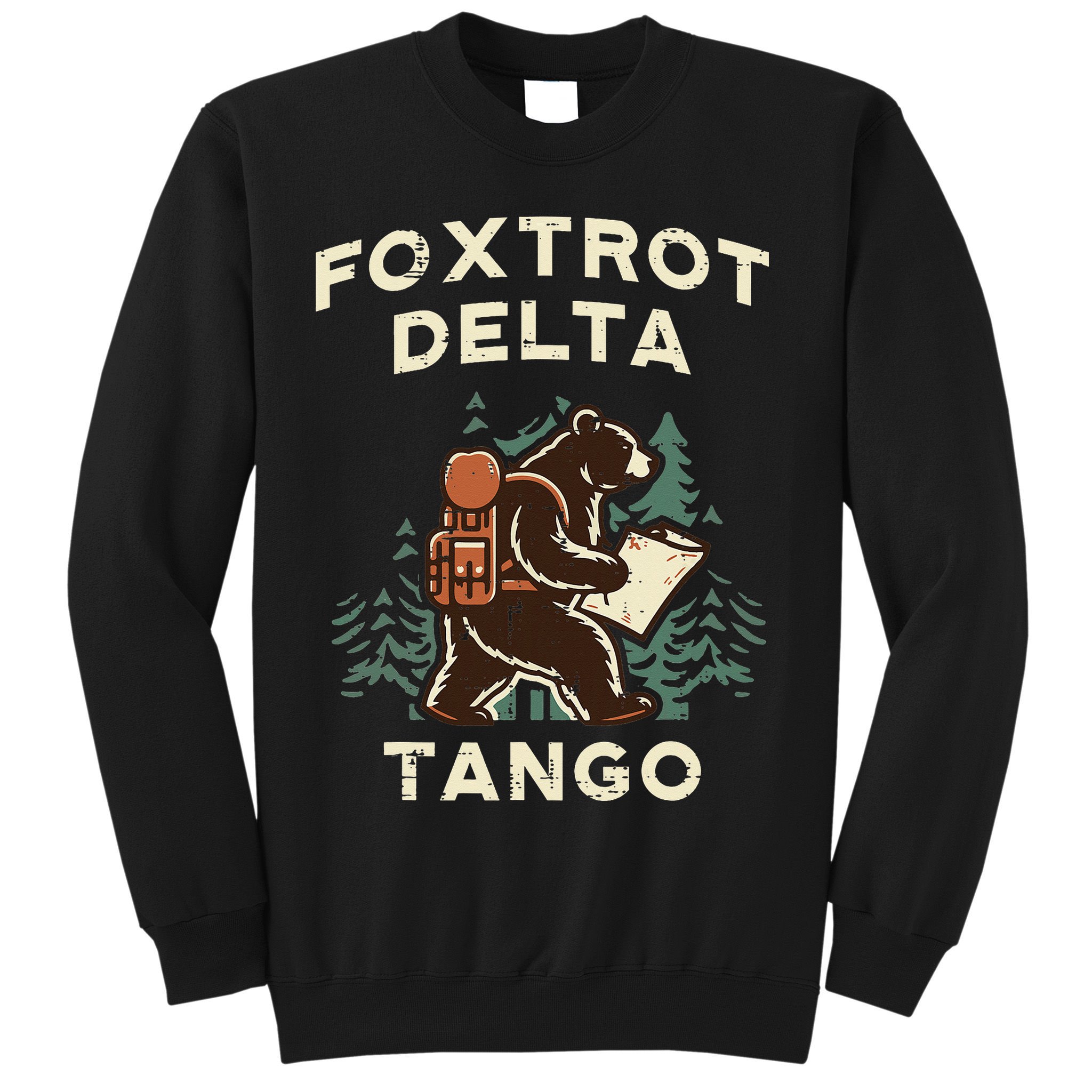 Protest Foxtrot Delta Tango Bear Resist Anti Women Sweatshirt