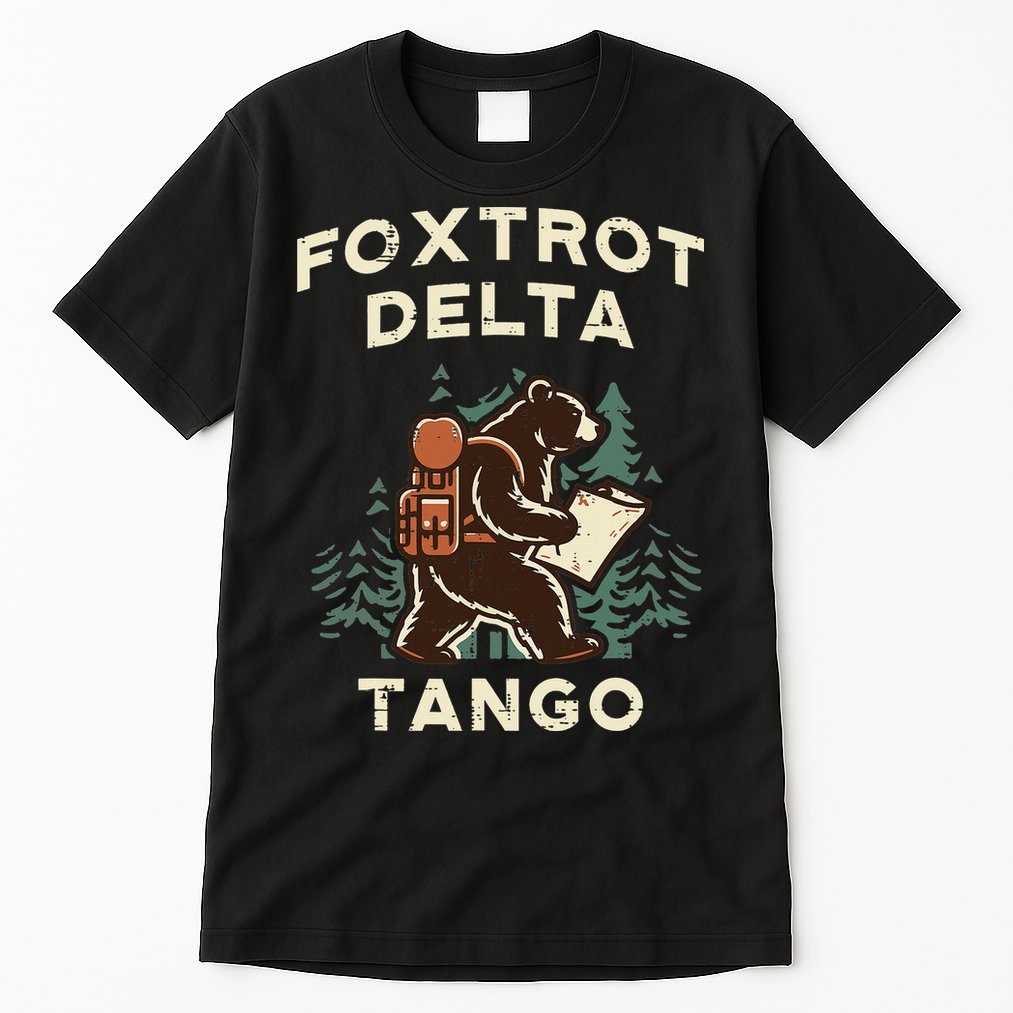 Protest Foxtrot Delta Tango Bear Resist Anti Women Tall T-Shirt