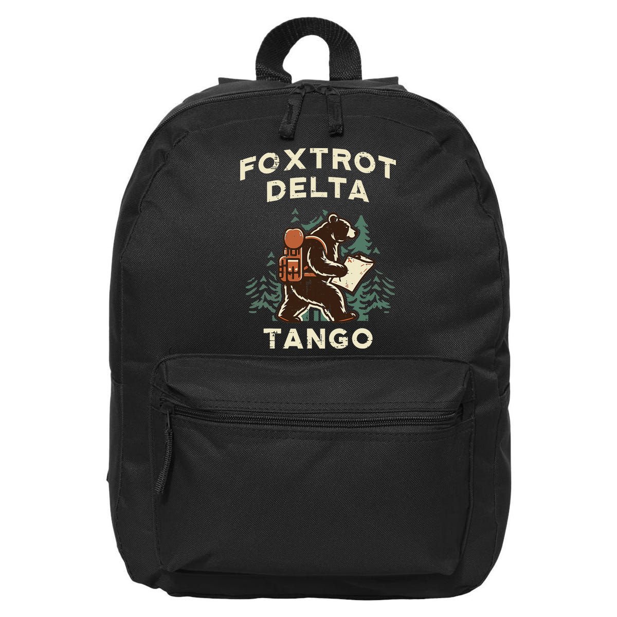 Protest Foxtrot Delta Tango Bear Resist Anti Women 16 in Basic Backpack