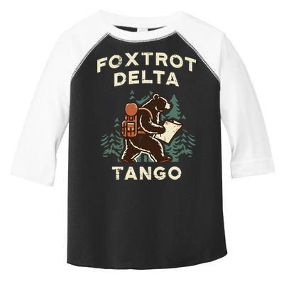Protest Foxtrot Delta Tango Bear Resist Anti Women Toddler Fine Jersey T-Shirt