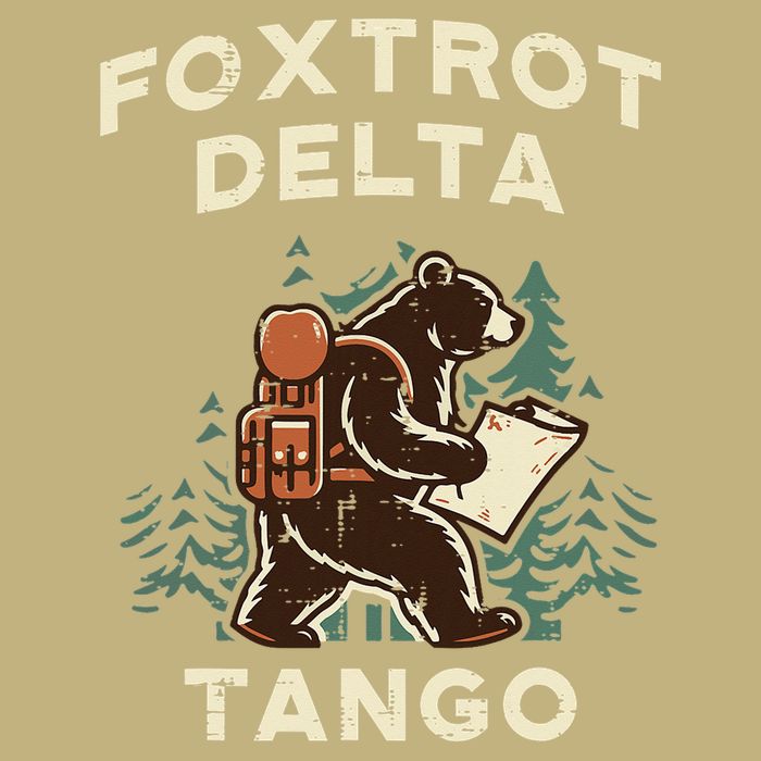 Protest Foxtrot Delta Tango Bear Resist Anti Women Button