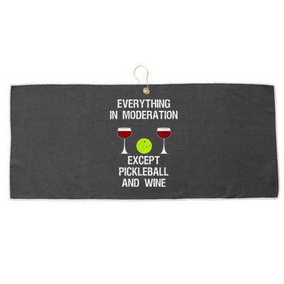 Pickleball Funny Dinking Problem Vintage Large Microfiber Waffle Golf Towel