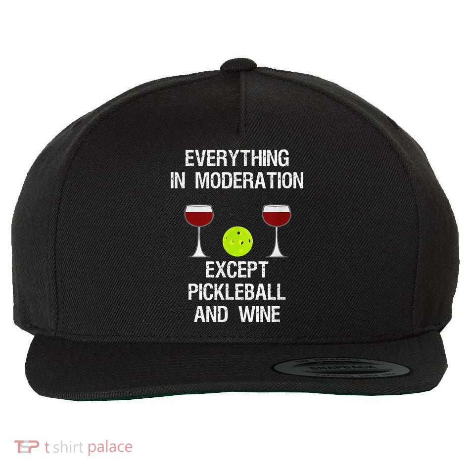 Pickleball Funny Dinking Problem Vintage Wool Snapback Cap