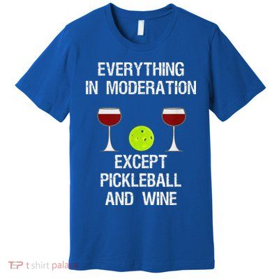 Pickleball Funny Dinking Problem Vintage Premium T-Shirt