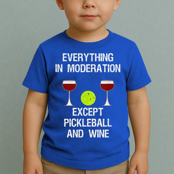 Pickleball Funny Dinking Problem Vintage Toddler T-Shirt