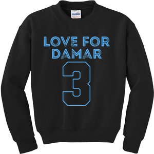 Pray For Damar 3 Buffalo Love For 3 We Are With You Kids Sweatshirt