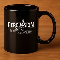 Percussion Funny Drummer Gifts Drummers 11oz C Handle Ceramic Mug