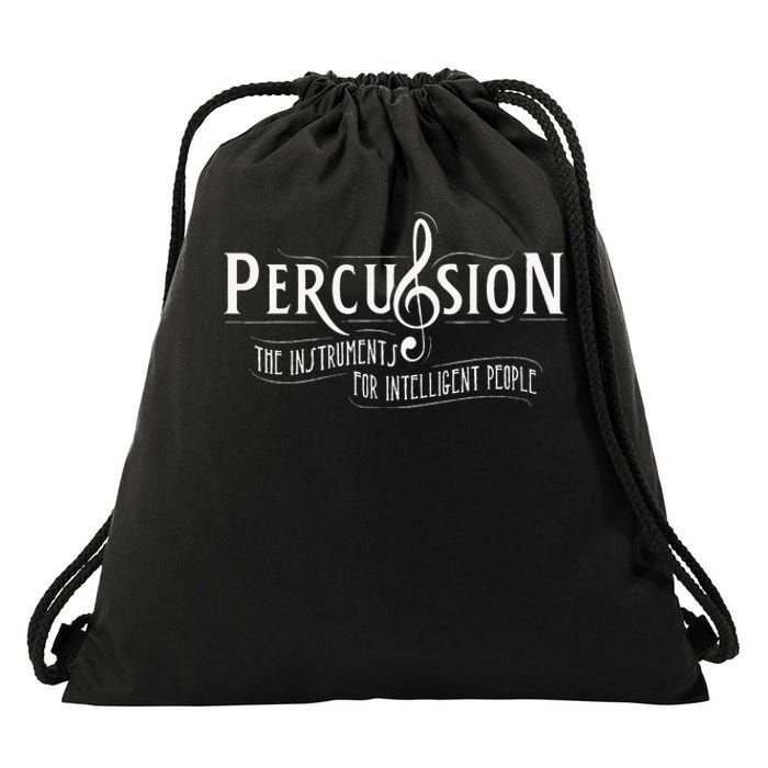 Percussion Funny Drummer Gifts Drummers Drawstring Bag