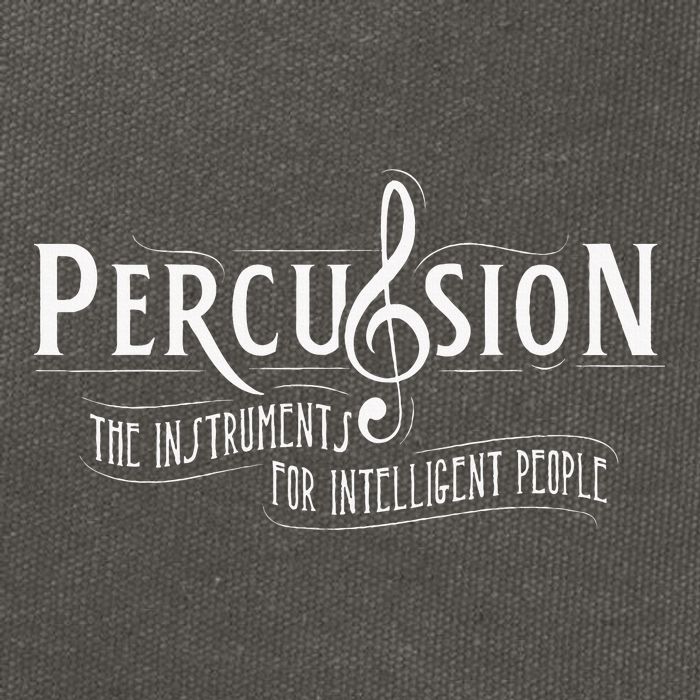 Percussion Funny Drummer Gifts Drummers Cotton Canvas Backpack