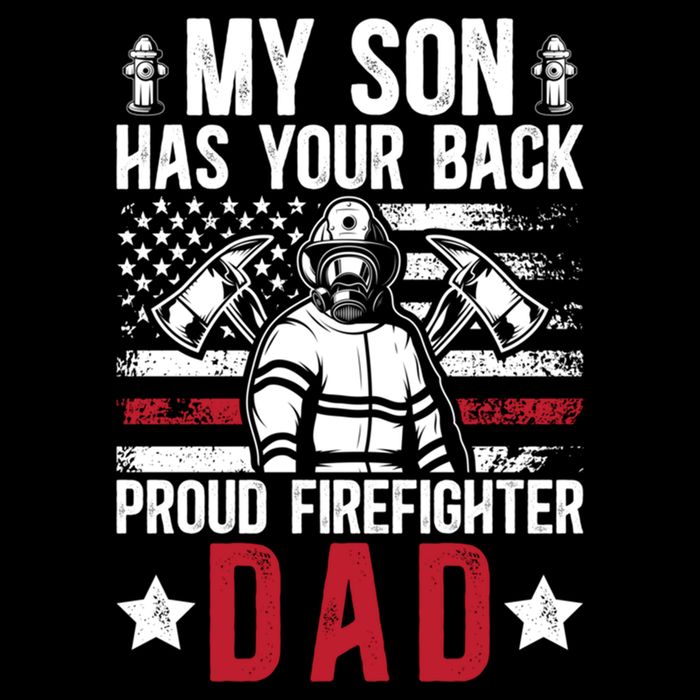 Proud Firefighter Dad Of A Firefighter Father Fire Dad Meaningful Gift Wool Snapback Cap
