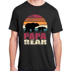 Papabear Family Daddy Bear Newborn Baby Fatherhood Papa Bear Adult ChromaSoft Performance T-Shirt