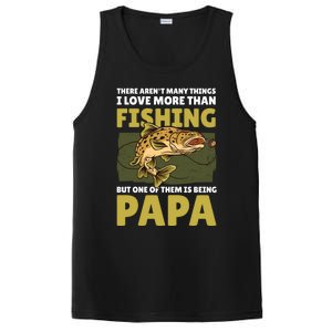 Papa Fishing Dad For Father's Day Meaningful Gift PosiCharge Competitor Tank