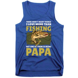 Papa Fishing Dad For Father's Day Meaningful Gift Tank Top