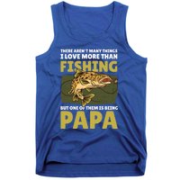 Papa Fishing Dad For Father's Day Meaningful Gift Tank Top