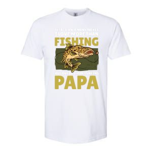 Papa Fishing Dad For Father's Day Meaningful Gift Softstyle CVC T-Shirt