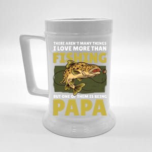 Papa Fishing Dad For Father's Day Meaningful Gift Beer Stein