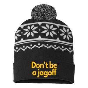 Pittsburgh Funny DonT Be A Jagoff Pennsylvania Home USA-Made Snowflake Beanie