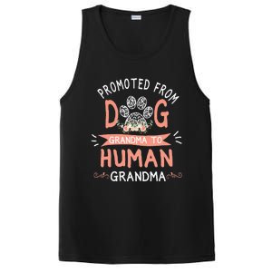 Promoted From Dog Grandma To Human Grandma Mother's Day PosiCharge Competitor Tank