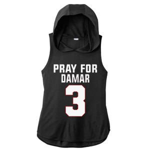 Pray For Damar 3 Buffalo Love For 3 Ladies PosiCharge Tri-Blend Wicking Draft Hoodie Tank