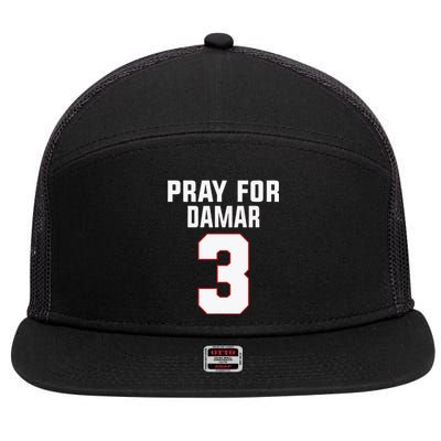 Pray For Damar 3 Buffalo Love For 3 7 Panel Mesh Trucker Snapback Hat