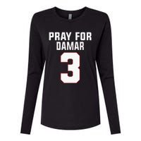 Pray For Damar 3 Buffalo Love For 3 Womens Cotton Relaxed Long Sleeve T-Shirt