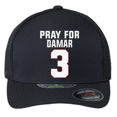 Pray For Damar 3 Buffalo Love For 3 Flexfit Unipanel Trucker Cap