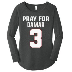 Pray For Damar 3 Buffalo Love For 3 Women's Perfect Tri Tunic Long Sleeve Shirt