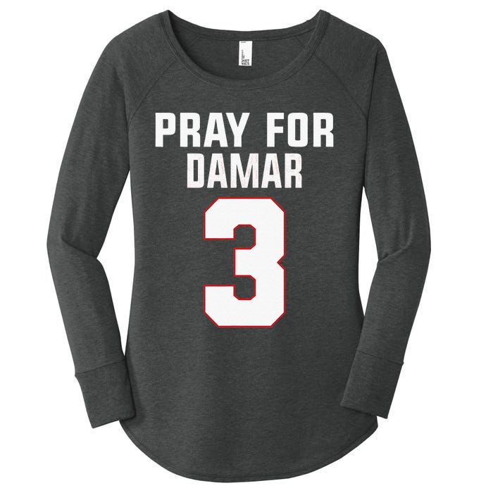 Pray For Damar 3 Buffalo Love For 3 Women's Perfect Tri Tunic Long Sleeve Shirt