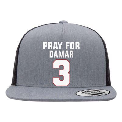 Pray For Damar 3 Buffalo Love For 3 Flat Bill Trucker Hat