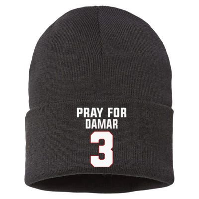 Pray For Damar 3 Buffalo Love For 3 Sustainable Knit Beanie