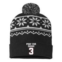 Pray For Damar 3 Buffalo Love For 3 USA-Made Snowflake Beanie